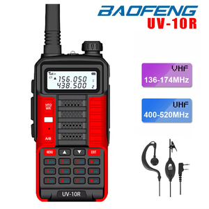 Radio Walkie Talkie <span class=keywords><strong>BAOfeng</strong></span> <span class=keywords><strong>UV</strong></span>-<span class=keywords><strong>10R</strong></span> Doble Banda UHF-VHF 2022, Largo Alcance, FM, Radio Bidireccional, Precio de Fábrica - Product Image 2