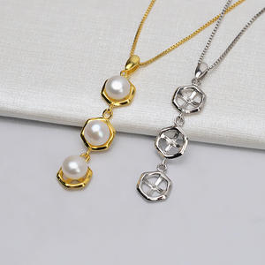 Colgante de Plata S925 con Múltiples Cuentas, Accesorios de Joyería Personalizados para Mujer, Bandeja Vacía Incluida - Product Image 1