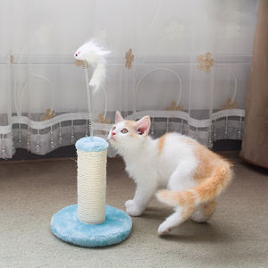 Krabpaal & kattenboom met schommelbal en muis van sisal, 3 designs, vrolijk voor huisdieren - Product Image 3