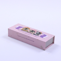 Boîte en papier cosmétique magnétique de luxe personnalisée pour faux ongles, avec fermeture magnétique, pour ongles à presser - Vente en gros directe usine