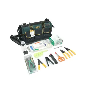 Kit de herramientas de fibra óptica ST3900 FTTH, para instalar conector rápido y Cable de caída de fibra óptica