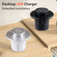 Nouvelle prise de charge USB multiple 3 ports universelle 5V DC pour bureau, maison, table, lit, canapé