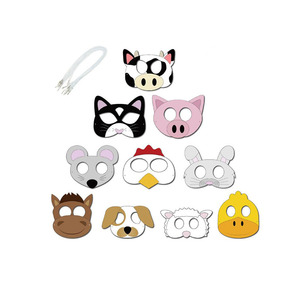 Jungle Wild Animal Paper <strong>Mask</strong> Park Theme Kindergarten Game Activity Animal <strong>Masks</strong> Lion <strong>Tiger</strong> Party Decoration - Product Image 6