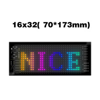 Pantalla LED Flexible para Coche con Diseño de Ojo de Diablo, Letrero de Mensajes Desplazables P2.5, Pantalla Flexible Animada DIY para Vehículos y Tiendas