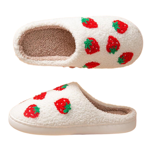 Chaussons d'intérieur thermiques doux et antidérapants pour femmes, avec logo personnalisé et broderie, pour l'hiver - Product Image 3