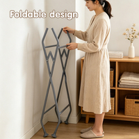 Baignoire pliable pour bébé surélevée avec support métallique pliable en forme de X, baignoire pliable gain de place