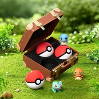 Vente en gros de figurines de collection d'anime Funism Pokemoned Little Adventure Series First Partners Blind Box, boîte cadeau