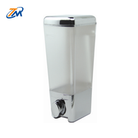 TM-11 matière plastique accessoires de salle de bain support mural commercial distributeur de savon liquide pour les mains