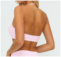 Soutien-gorge de sport respirant à séchage rapide, à compression, personnalisé, écologique, recyclable, hautement extensible, pour la course à pied, le yoga