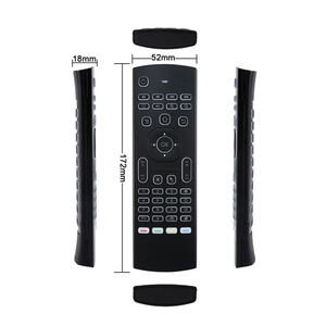Mini clavier sans fil 2,4 GHz MX3 Air Mouse avec télécommande vocale rétroéclairée et fonction d'apprentissage IR pour <span class=keywords><strong>PC</strong></span> et Android TV Box - Product Image 3