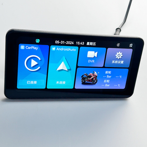 6.3 inch hiển thị không thấm nước xe máy đồng hồ tốc độ Linux tự động màn hình cảm ứng TPMS Wifi OTA GPS Hệ thống Navigator Carplay đài phát thanh - Product Image 1