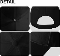 Casquette de baseball vintage sportive personnalisée à pois – Ajoutez des photos/logo/texte – Design personnalisé – 100 % polyester – 6 panneaux – Unisexe – Réglable