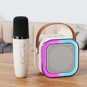 Compras en línea Promocional Recargable Mini Altavoz inalámbrico Iluminación LED RGB Micrófono inalámbrico Plástico alimentado por batería - Product Image 2