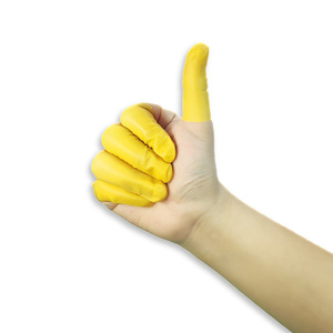 Longhuatai Latex Finger Cots <b>Textured</b> Anti-Static <b>Powder</b> Free For Electronics Cleanroom Industrial Use - Product Image 2