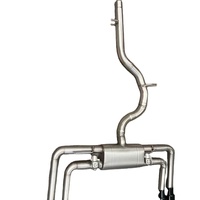 Système d'échappement en acier inoxydable Valvetronic Performance Catback pour Audi A3 S3 avec une épaisseur de 1,5 mm et une finition lisse