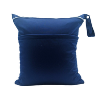 Sac à couches de grande taille à double poche 40*45 cm, adapté aux bébés, aux couches, aux vêtements, aux serviettes humides, aux bikinis, sac de rangement