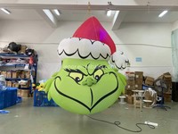 Modèle gonflable suspendu du Grinch de Jenor, modèle de personnage gonflable pour la décoration