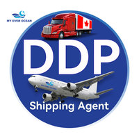 Ever Ocean Ddp Fast 20Ft 40Ft Puerta del contenedor Carga Hong Kong Shenzhen Agente de envío Flete directo a Estados Unidos Air Canada