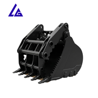 Godet hydraulique NM500 de 1000 mm pour dragage de rivière et aménagement paysager, compatible avec les excavatrices de 20 à 30 tonnes (20t, 25t, 30t, 320)