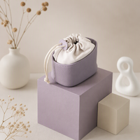 Porte-monnaie en cuir pleine fleur grande capacité, style cordon de serrage, sac de rangement simple et multifonctionnel, pochette portable à dragonne, petite taille