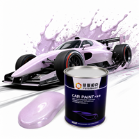 Peinture automobile 1K nacrée à formule premium, matière première pour la retouche automobile, rendu de couleur stable pour la production de peinture automobile en série