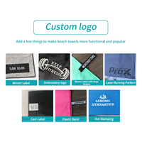Customized Quick-drying Modern Geometric Pattern Polyester Adult Beach Towels Anti-sand Large Portable Outdoor Sports Travel