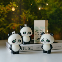 Adorable bougie aromatique en forme de panda, parfum longue durée, cadeau d'anniversaire idéal pour les enfants, les amis, cadeau de vacances
