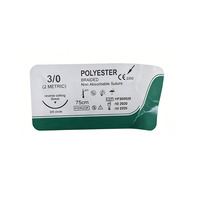 Sutures chirurgicales sur mesure à pointe aiguille, haute résistance à la traction, en matériau hygiénique et sûr, jetables, pour opérations chirurgicales