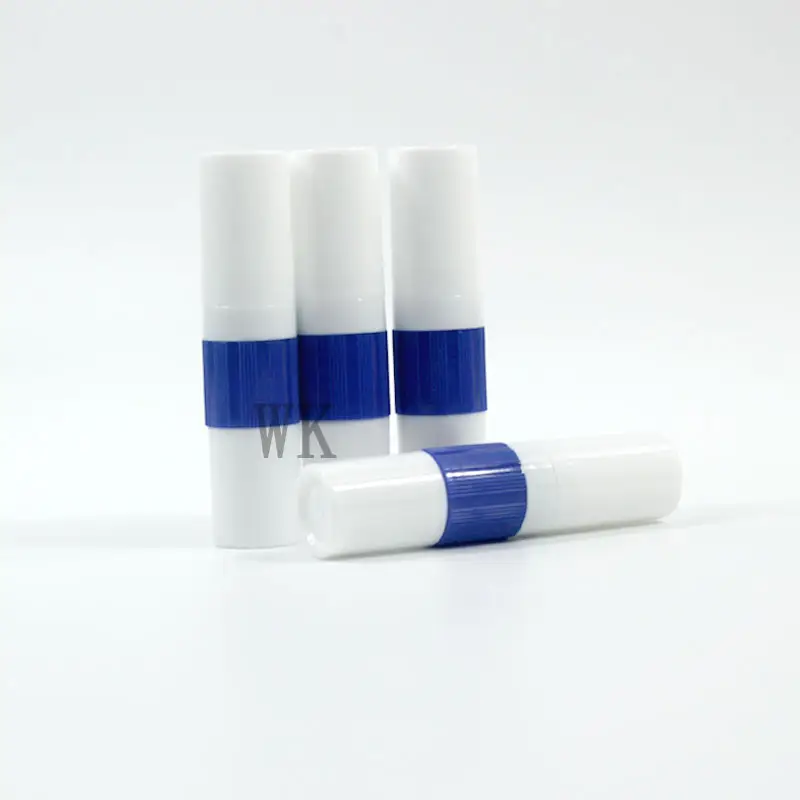 2-in-1 individueller weißer leerer nasaler Kunststoff-Inhalator Stick Aromatherapie Ätherisches Öl Nasen-Inhalator Rohr für Diffusionsstab