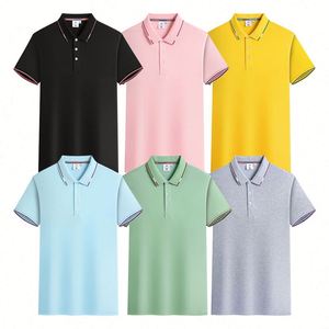 Wholesale Men's Summer Lapel Shirt Comfortable Quick Drying Breathable Business Casual Fashion Polo Shirt Short Sleeve T-shirt - Product Image 3