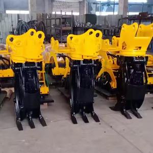 Pinza Hidráulica para Troncos y Madera Hanxin para Excavadora con Sistema de Sujeción de 10 kW Accionado por Motor, 110V, 20 kg, para Uso Personalizado - Product Image 4