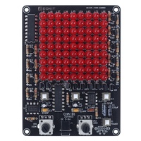 Kit électronique LED DIY CHA-81 DC4.5-9V, projecteur de suivi LED pour jeu, projet de soudure, pratique, alimentation USB/batterie
