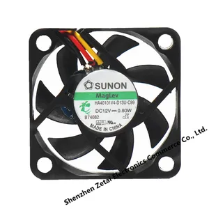 Sunon, 4010 40mm ventilador HA40101V4-D13U-C99 12v 0.8w dc, 12 volts ventilador silencioso 40x40x10mm, fluxo axial maglev, ventilador de refrigeração sem escova