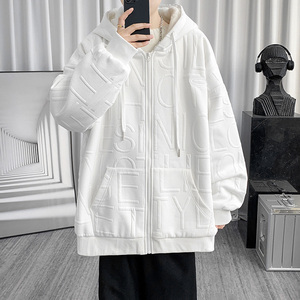 Chaqueta Larga Holgada Personalizada con Logotipo ODM, Color Casual, Otoño-Invierno 2025, Nueva, de Spandex/Fibra de Bambú, 220g, con Cremallera Doble, Resistente al Viento - Product Image 3