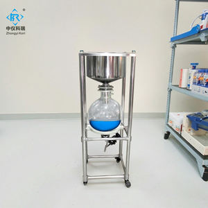 Impianto pilota di laboratorio scala rivestito reattore vetro filtro distillazione sotto vuoto Kit di filtrazione apparato - Product Image 6