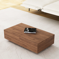 Table basse de salon avec fonction de rangement Meubles de salon modernes Fonction de rangement puissante Table à manger de bureau à thé