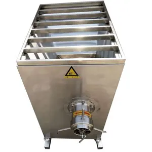 Máquina trituradora de carne de acero inoxidable, 7.5kw, precio para planta de procesamiento de carne