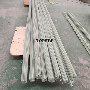 เหล็กเส้นไฟเบอร์กลาสคอมโพสิต GRP FRP สำหรับงานก่อสร้าง - Product Image 3