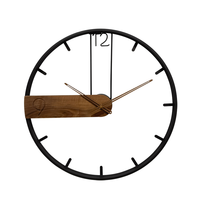 Jam Kayu Cuckoo Ayunan Pendulum Jam Dinding Vintage Mewah Ruang Hitam Kasual Minimalis Bisnis Pesta Set