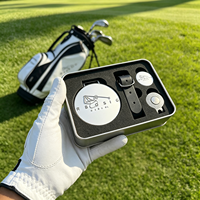 Set de Regalo de Golf Personalizado, Etiqueta para Bolsa de Golf con Diseño 3D, Marcadores de Pelota de Golf Grabados con Láser