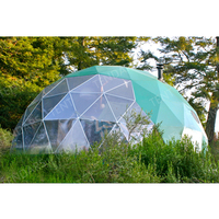 Extérieur Imperméable PVC Transparent Jardin Hôtel Igloo Glamping Safari Rond Dôme Géodésique Maison Tente avec Doublure Thermique