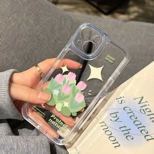 WOWCASE – <span class=keywords><strong>coque</strong></span> de téléphone <span class=keywords><strong>transparente</strong></span> à <span class=keywords><strong>motif</strong></span> de tulipe pour <span class=keywords><strong>iPhone</strong></span> <span class=keywords><strong>11</strong></span> 12 13 14 2023 - Product Image 3