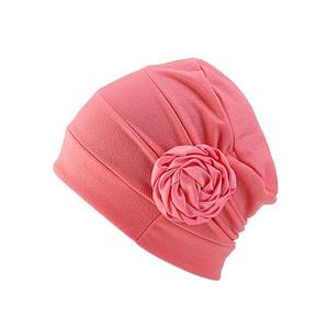 Mode coloré femmes <span class=keywords><strong>chimio</strong></span> Cap <span class=keywords><strong>Turban</strong></span> chapeaux <span class=keywords><strong>pas</strong></span> <span class=keywords><strong>cher</strong></span> église chapeau vente plaine unique fleur bonnet - Product Image 5
