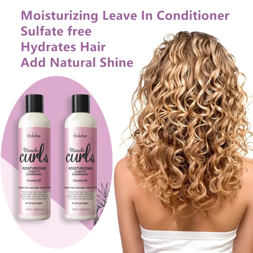 Curl Cream Private Label Curly Enhancer Activator Cream Frizz Control para cabello ondulado y rizado Curl Defining Hair Curling Cream