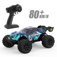 Voiture RC sans balais JIUSI MT14R 4x4 2,4 GHz télécommandée par application, portée 150 m, 80 km/h, véhicule tout-terrain pour garçons