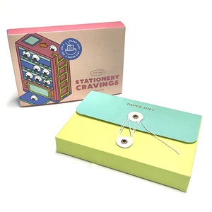 Custom Size Printed <strong>String</strong> <strong>Tie</strong> <strong>Envelope</strong> Box Kraft Paper <strong>Envelope</strong> Box with Eyelet Button and <strong>String</strong> Closure Paper Box - Product Image 5