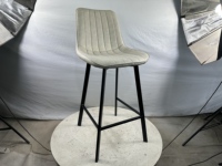 Dossier Accueil Tabourets de bar Tabourets de bar Tabouret îlot de cuisine avec cadre en métal enduit noir