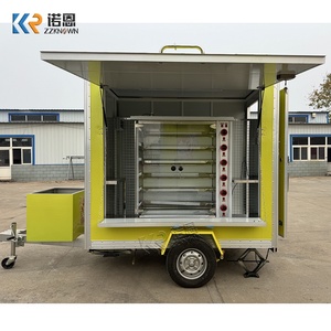 Remorque de rôtisserie, mini food truck, barbecue mobile, remorque alimentaire pour poulet rôti avec équipement complet - Product Image 2