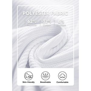 2025 hommes gaufré coton col en v Henley chemise poids lourd compressé à manches courtes travail décontracté t-shirts 280 grammes tissu - Product Image 6