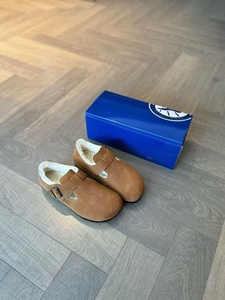 Sandalias Planas de Alta Calidad para Exteriores, Tipo Mules, para Mujer, de Cuero Genuino, Gamuza y Corcho, Marca <span class=keywords><strong>Boston</strong></span> - Product Image 2